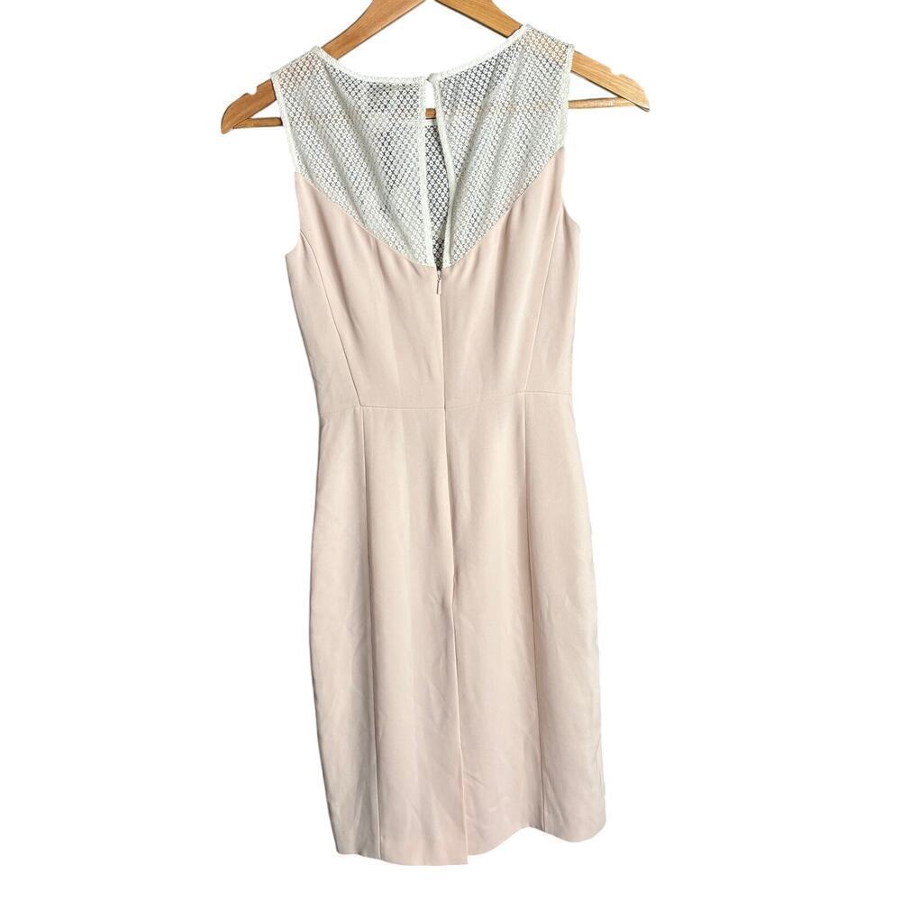 Reiss Lansky Sheath Dress Faint Rose Size 0 NWT - Picture 5 of 6
